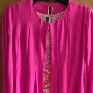 Pink dress with jacket